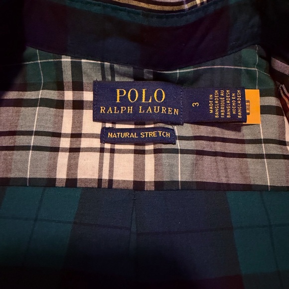 Ralph Lauren Polo Vibrant Plaid Button Down Shirt - Toddler 2T - Picture 4 of 4